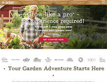 Tablet Screenshot of joegardener.com